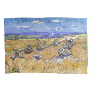 Vincent van Gogh - Wheat Stacks with Reapers Pillowcase