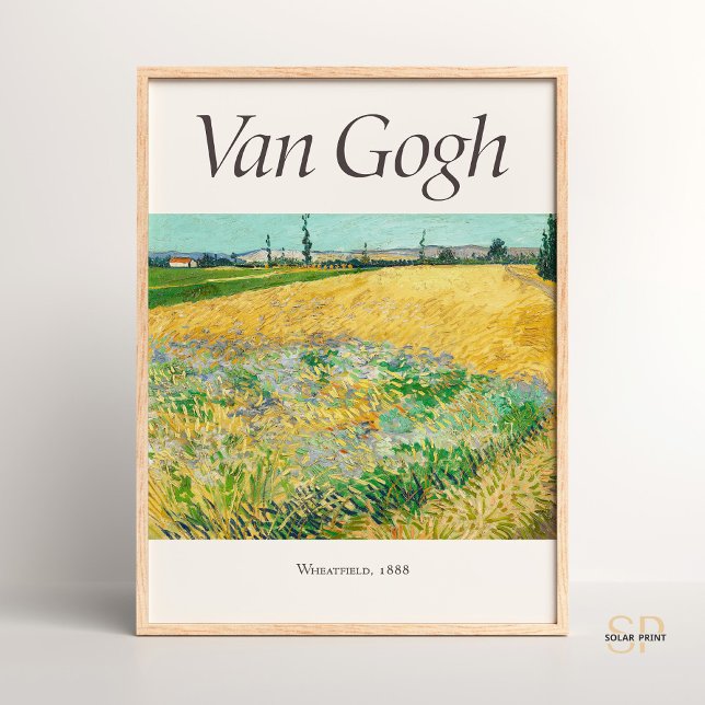 Vincent van Gogh Wheatfield Art Print Vintage (Creator Uploaded)