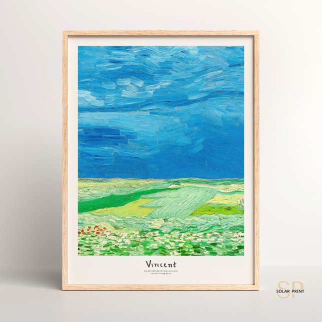 Vincent van Gogh Wheatfield under Thunderclouds Poster (Creator Uploaded)