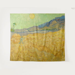 Vincent van Gogh - Wheatfield with a Reaper Tapestry