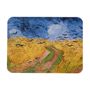 Vincent van Gogh Wheatfield with Crows, 1890 Magnet