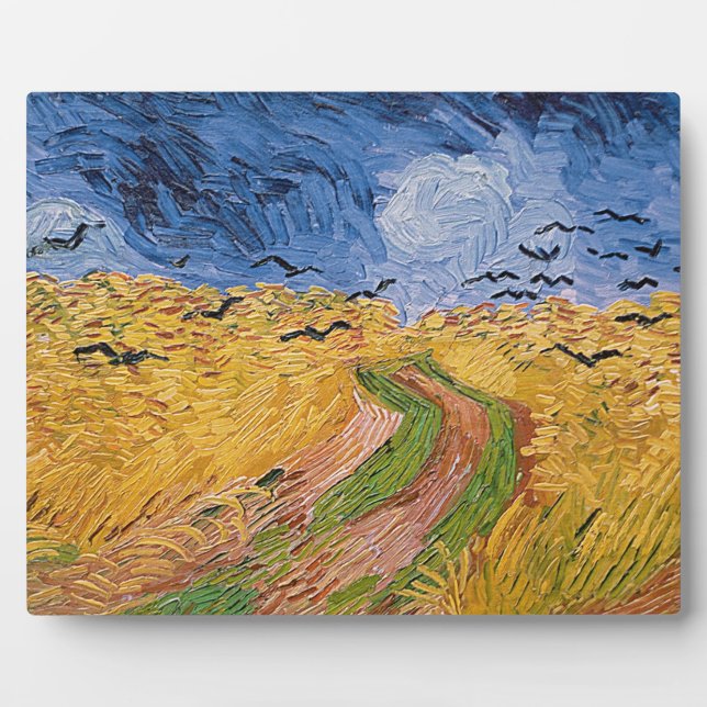 Vincent van Gogh | Wheatfield with Crows, 1890 Plaque (Front)