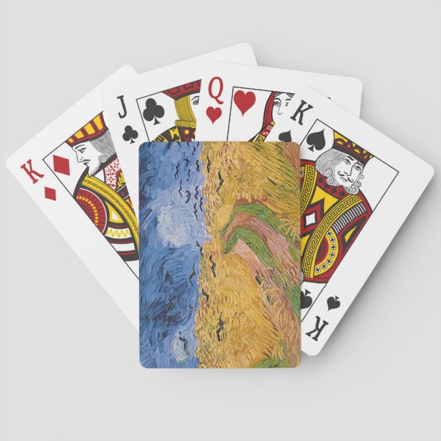 Vincent van Gogh | Wheatfield with Crows, 1890 Playing Cards (Back)