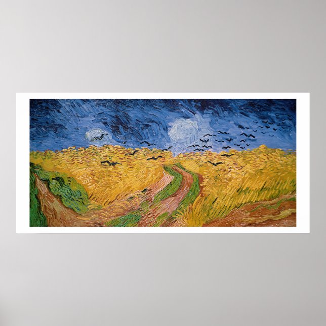 Vincent van Gogh | Wheatfield with Crows, 1890 Poster (Front)
