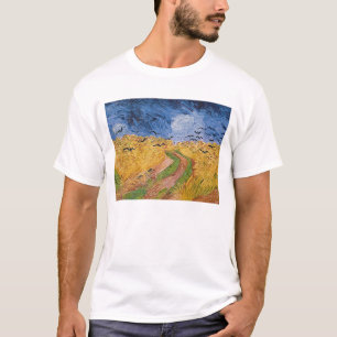 Vincent van Gogh Wheatfield with Crows, 1890 T-Shirt