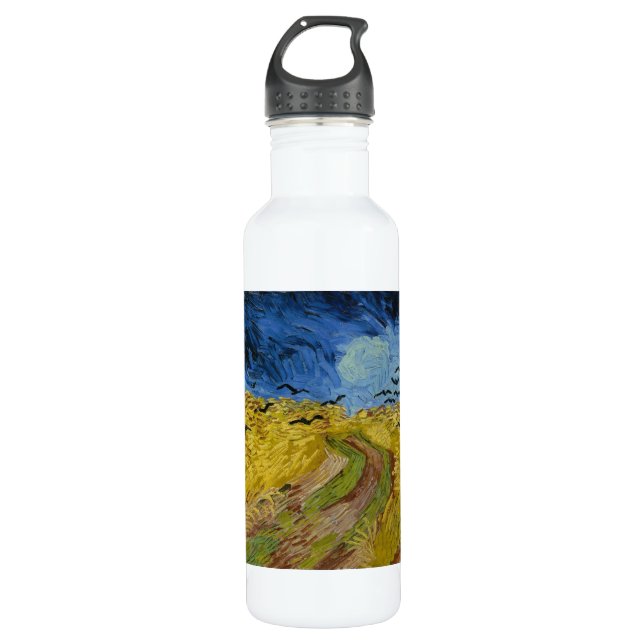 Vincent van Gogh - Wheatfield with crows 710 Ml Water Bottle (Front)