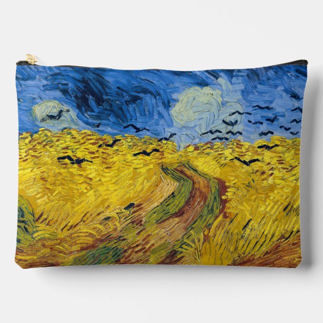 Vincent van Gogh - Wheatfield with Crows Accessory Pouch (Front)
