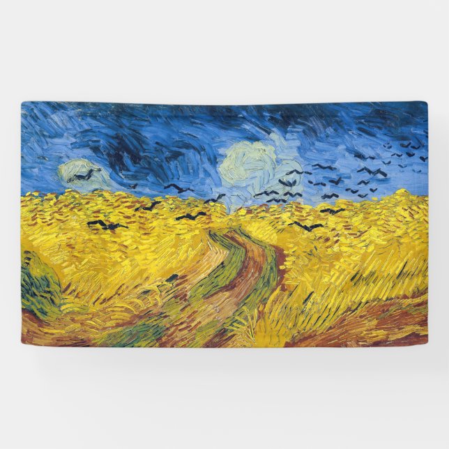 Vincent van Gogh - Wheatfield with Crows Banner (Horizontal)