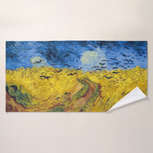 Vincent van Gogh - Wheatfield with Crows Bath Towel Set