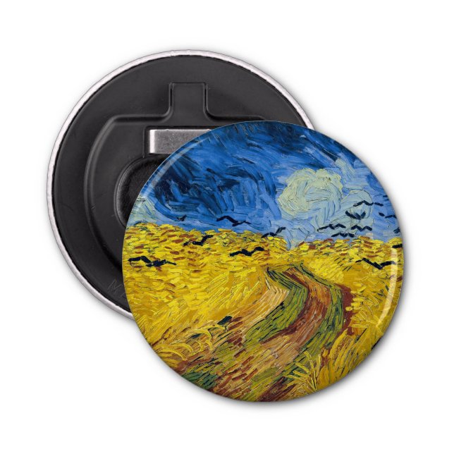 Vincent van Gogh - Wheatfield with Crows Bottle Opener (Front)