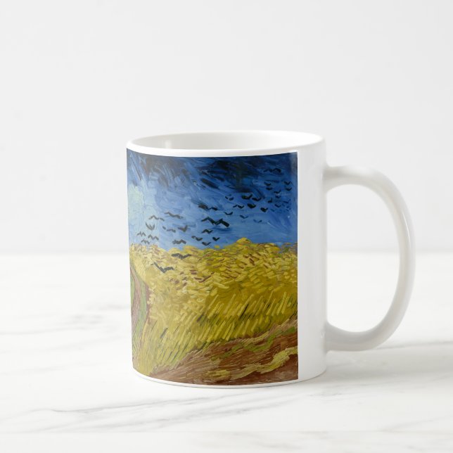Vincent van Gogh - Wheatfield with Crows Coffee Mug (Right)