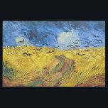 Vincent van Gogh - Wheatfield with Crows Fabric<br><div class="desc">Wheatfield with Crows / Champ de ble aux corbeaux - Vincent van Gogh,  1890 in Auvers-sur-Oise</div>
