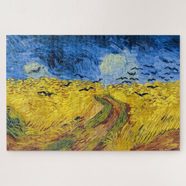 Vincent van Gogh - Wheatfield with Crows Jigsaw Puzzle (Horizontal)