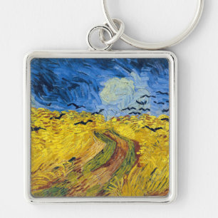 Vincent van Gogh - Wheatfield with Crows Key Ring
