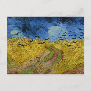 Vincent van Gogh - Wheatfield with crows Postcard