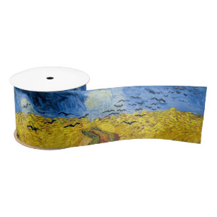 Vincent van Gogh - Wheatfield with Crows Satin Ribbon