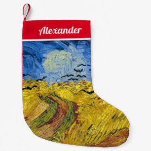 Vincent van Gogh - Wheatfield with Crows Small Christmas Stocking