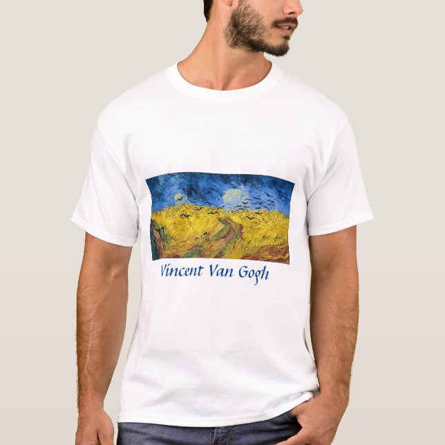 Vincent van Gogh - Wheatfield with Crows T-Shirt (Front)