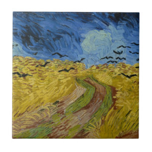 Vincent van Gogh - Wheatfield with crows Tile