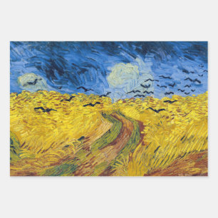 Vincent van Gogh - Wheatfield with Crows Wrapping Paper Sheet
