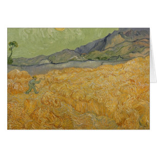 Vincent van Gogh Wheatfield with Reaper, 1889