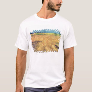Vincent van Gogh Wheatfield with Sheaves, 1888 T-Shirt