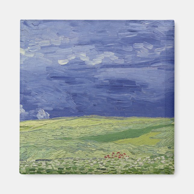 Vincent van Gogh | Wheatfields under Thundercloud Magnet (Front)