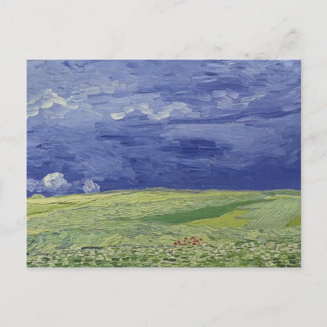 Vincent van Gogh | Wheatfields under Thundercloud Postcard (Front)