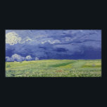 Vincent van Gogh | Wheatfields under Thundercloud Poster<br><div class="desc">Wheatfields under Thunderclouds,  1890 | by Vincent van Gogh | Art Location: Van Gogh Museum,  Amsterdam,  The Netherlands | Dutch Artist | Image Collection Number: XIR253144</div>