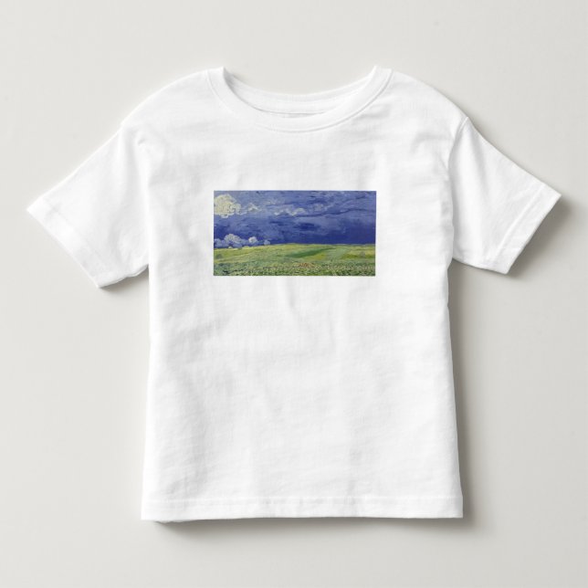Vincent van Gogh | Wheatfields under Thundercloud Toddler T-Shirt (Front)