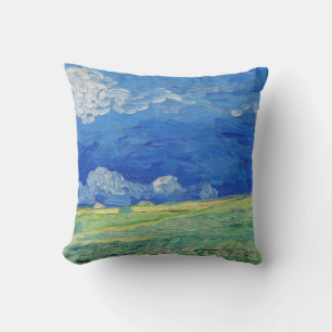 Vincent van Gogh - Wheatfields under Thunderclouds Cushion