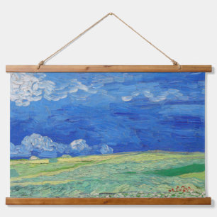 Vincent van Gogh - Wheatfields under Thunderclouds Hanging Tapestry