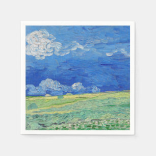 Vincent van Gogh - Wheatfields under Thunderclouds Napkin