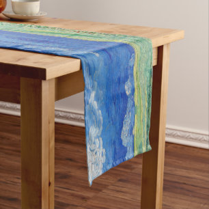 Vincent van Gogh - Wheatfields under Thunderclouds Short Table Runner