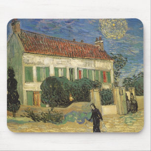Vincent van Gogh - White House at Night Mouse Pad