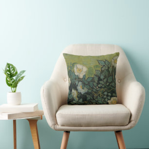 Vincent van Gogh - Wild Roses Cushion