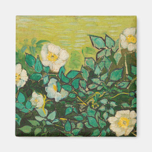 Vincent Van Gogh Wild Roses Fine Art Magnet