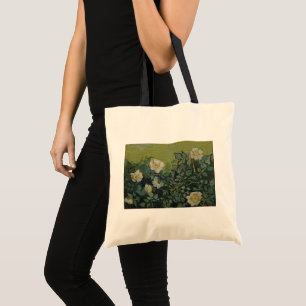 Vincent van Gogh - Wild Roses Tote Bag