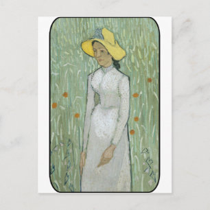 Vincent van Gogh - Woman in Field Postcard