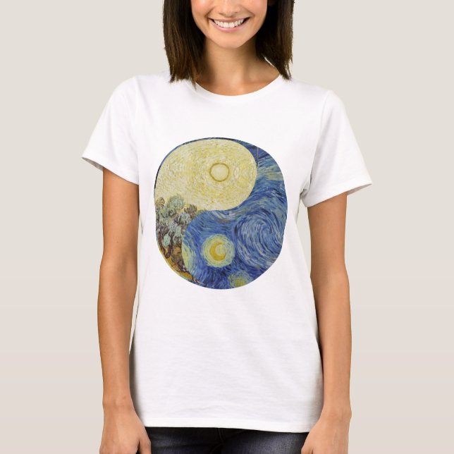 Vincent van Gogh Yin Yang T-Shirt (Front)