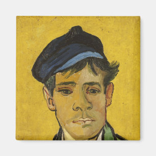 Vincent van Gogh Young Man with a Hat, 1888 Magnet