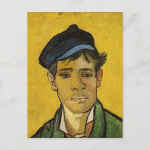 Vincent van Gogh Young Man with a Hat, 1888 Postcard