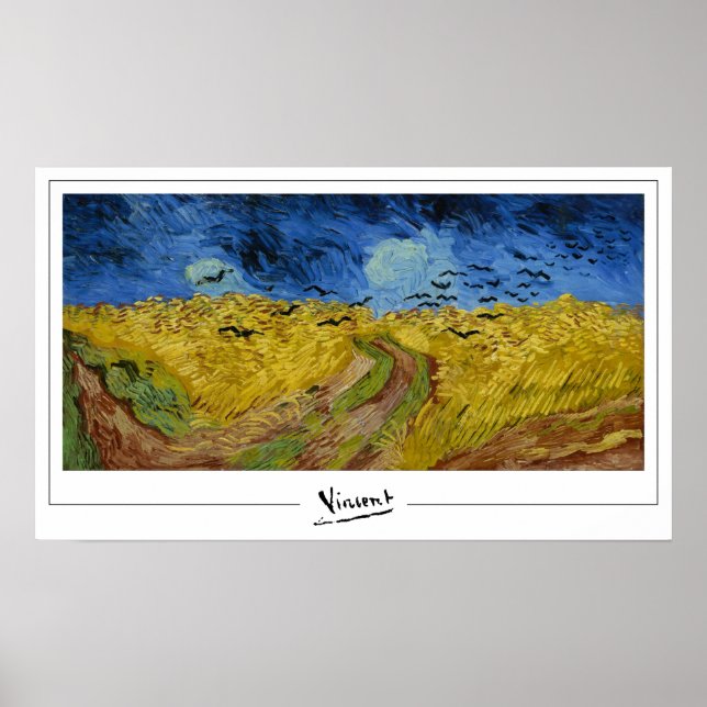 Vincent Van Gogh Zedign Art Poster #11-3 (Front)