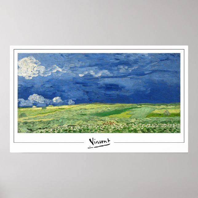 Vincent Van Gogh Zedign Art Poster #19-3 (Front)