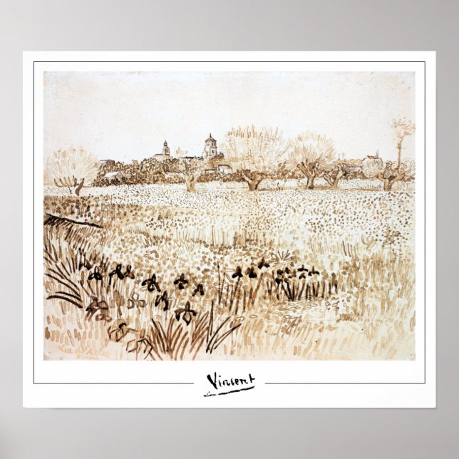 Vincent Van Gogh Zedign Art Poster #206 (Front)