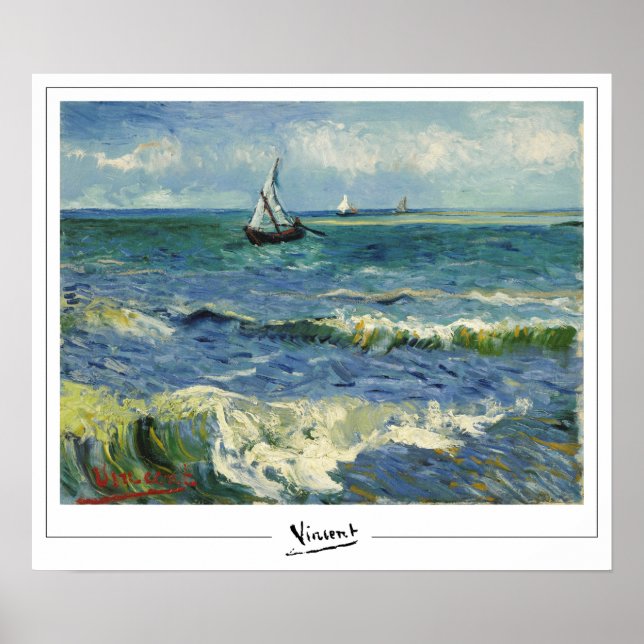 Vincent Van Gogh Zedign Art Poster #32-3 (Front)