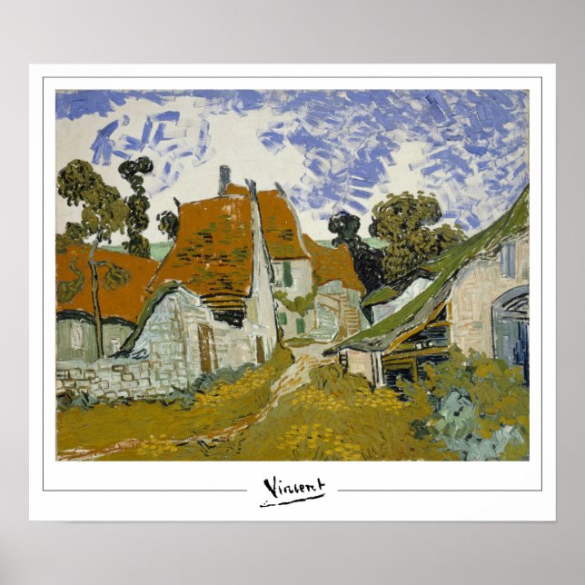 Vincent Van Gogh Zedign Art Poster #33-2 (Front)