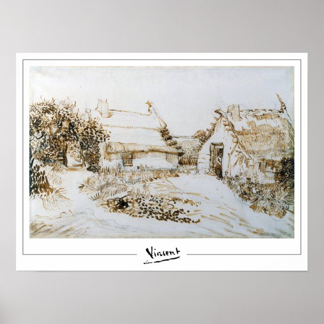 Vincent Van Gogh Zedign Art Poster #442 (Front)