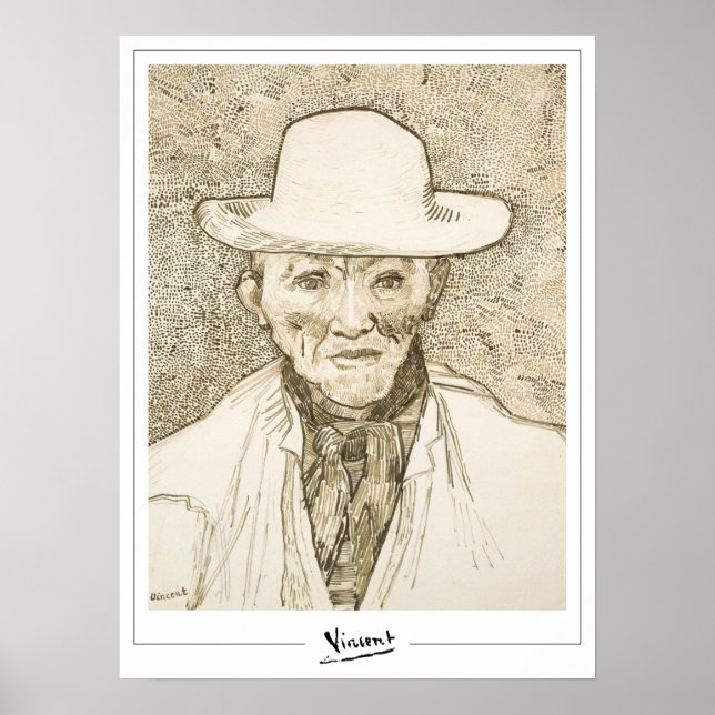 Vincent Van Gogh Zedign Art Poster #524-3 (Front)