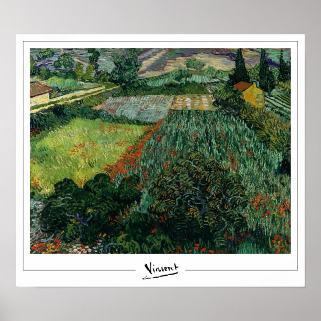 Vincent Van Gogh Zedign Art Poster #55-2 (Front)